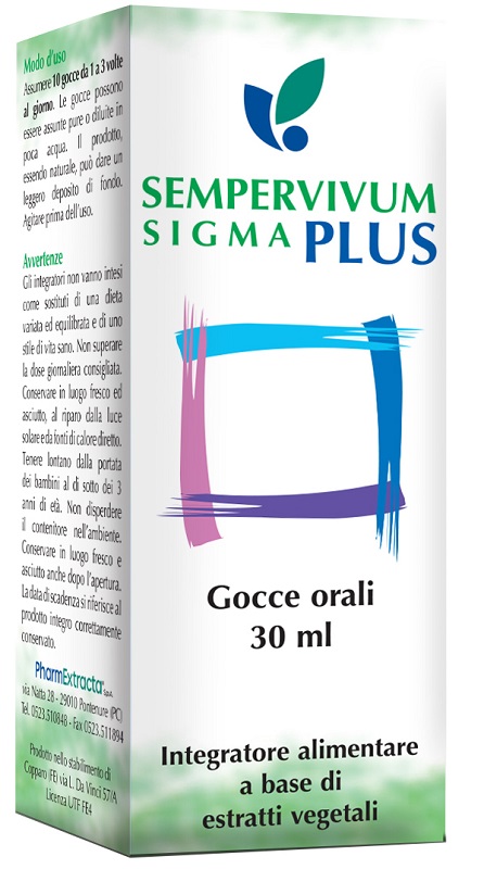 Sempervivum Sigma Plus - Integratore Drenante - Gocce 30 ml
