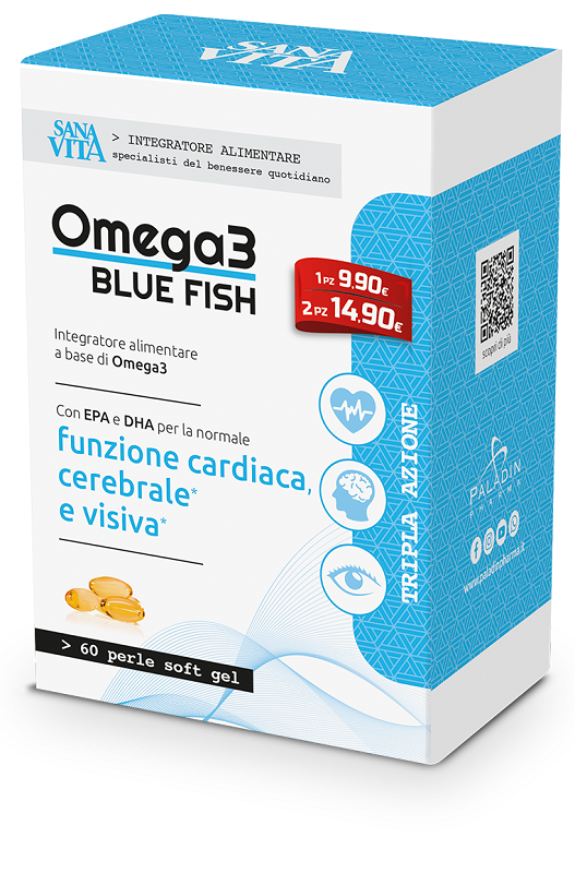 Sanavita Blue Fish Integratore Omega 3 60 Capsule