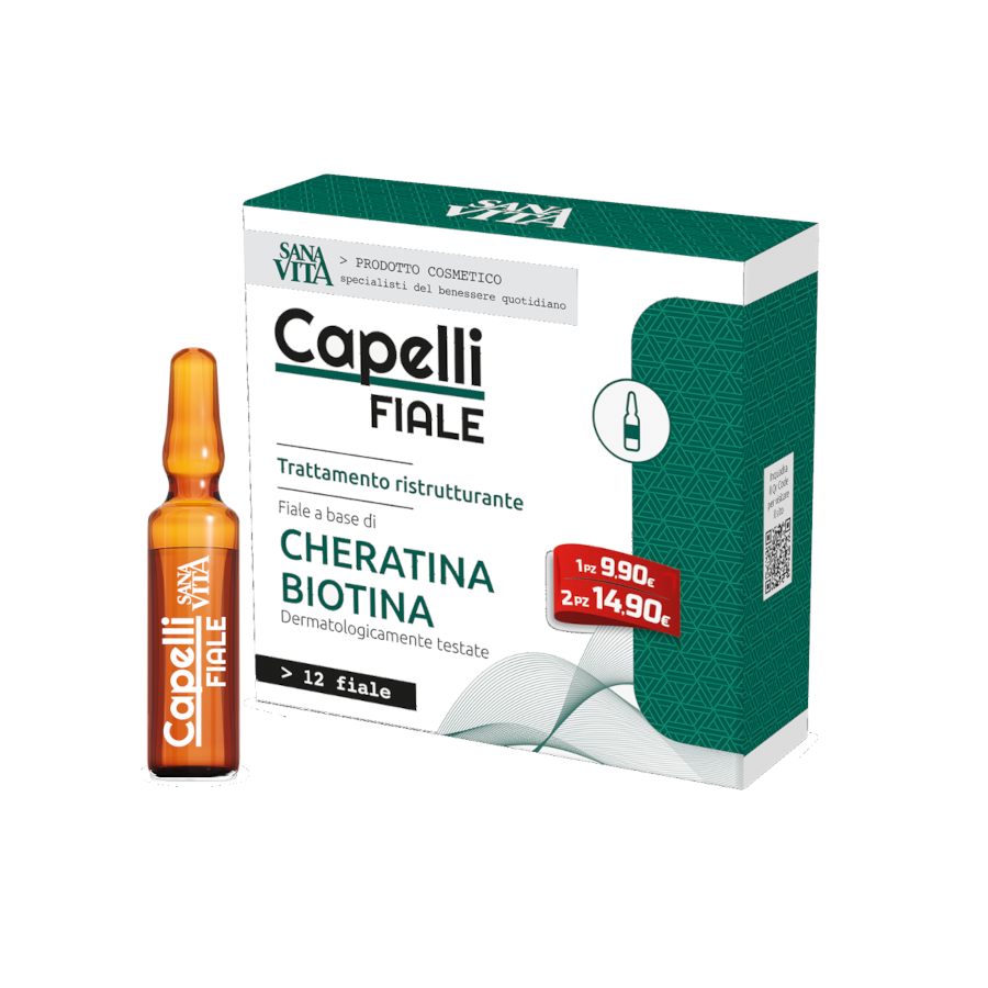 Sanavita Capelli Trattamento Ristrutturante 12 Fiale
