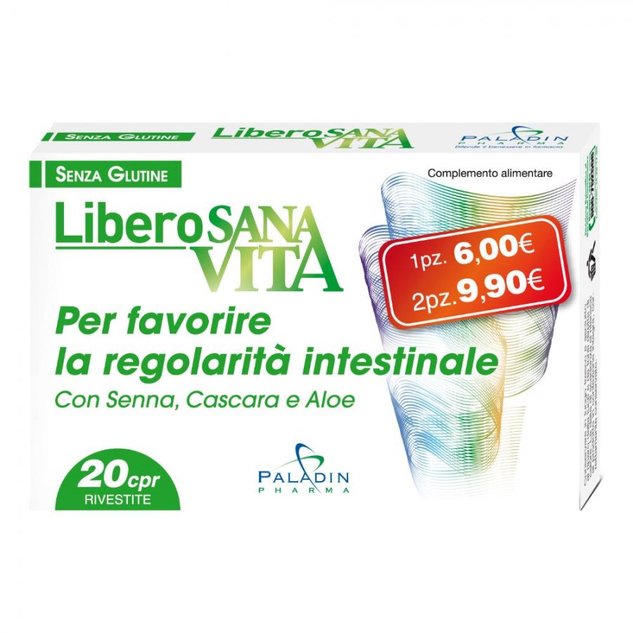 Sanavita Libero Integratore per il Transito Intestinale 20 Compresse