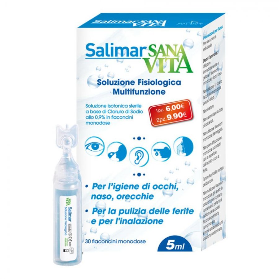Sanavita Soluzione Fisiologica Multifunzione 30 Flaconcini