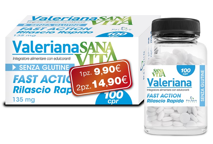 Valeriana Sanavita Integratore per Dormire 100 Compresse