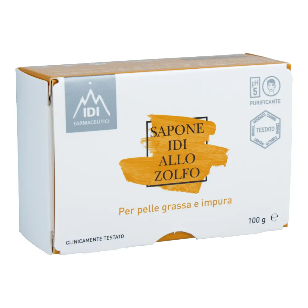 Idi Sapone allo Zolfo Pelle Grassa 100 g