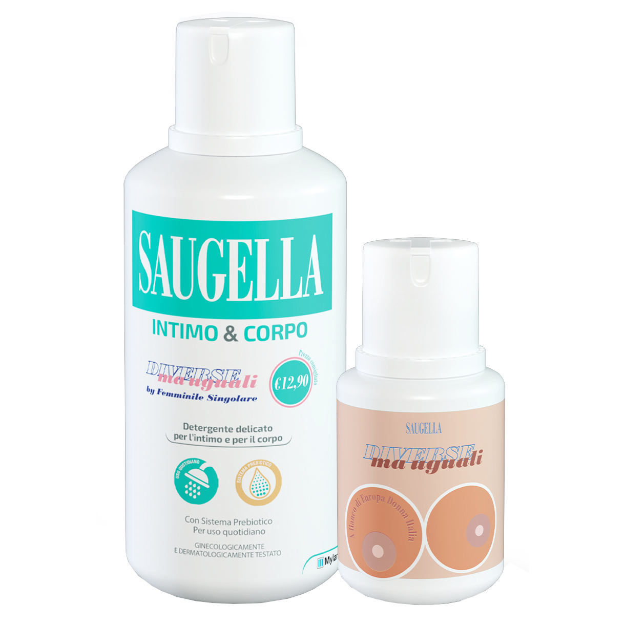 Saugella Detergente Intimo e Corpo 500 + 150 ml