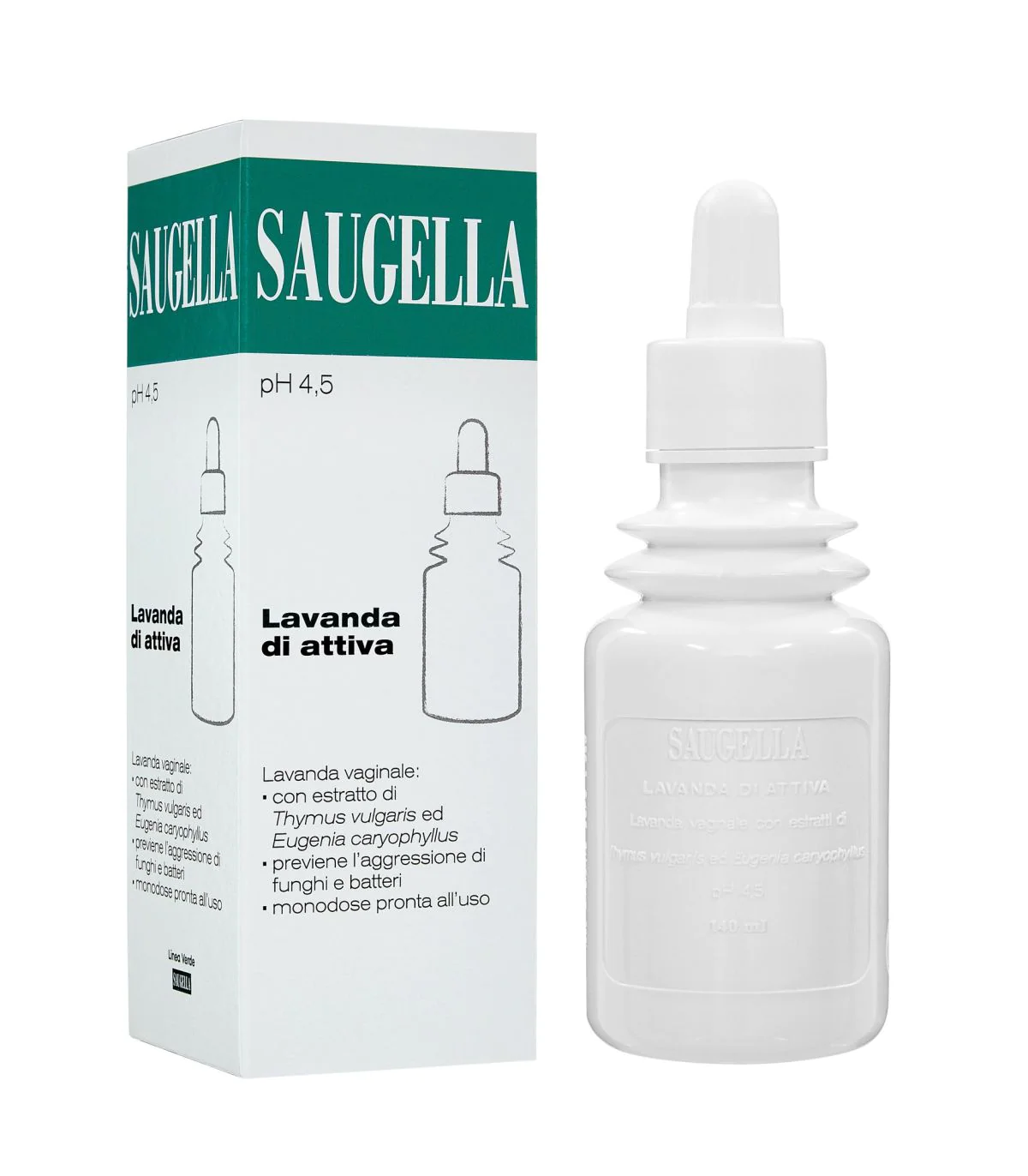 Saugella Lavanda Vaginale Attiva 140 ml