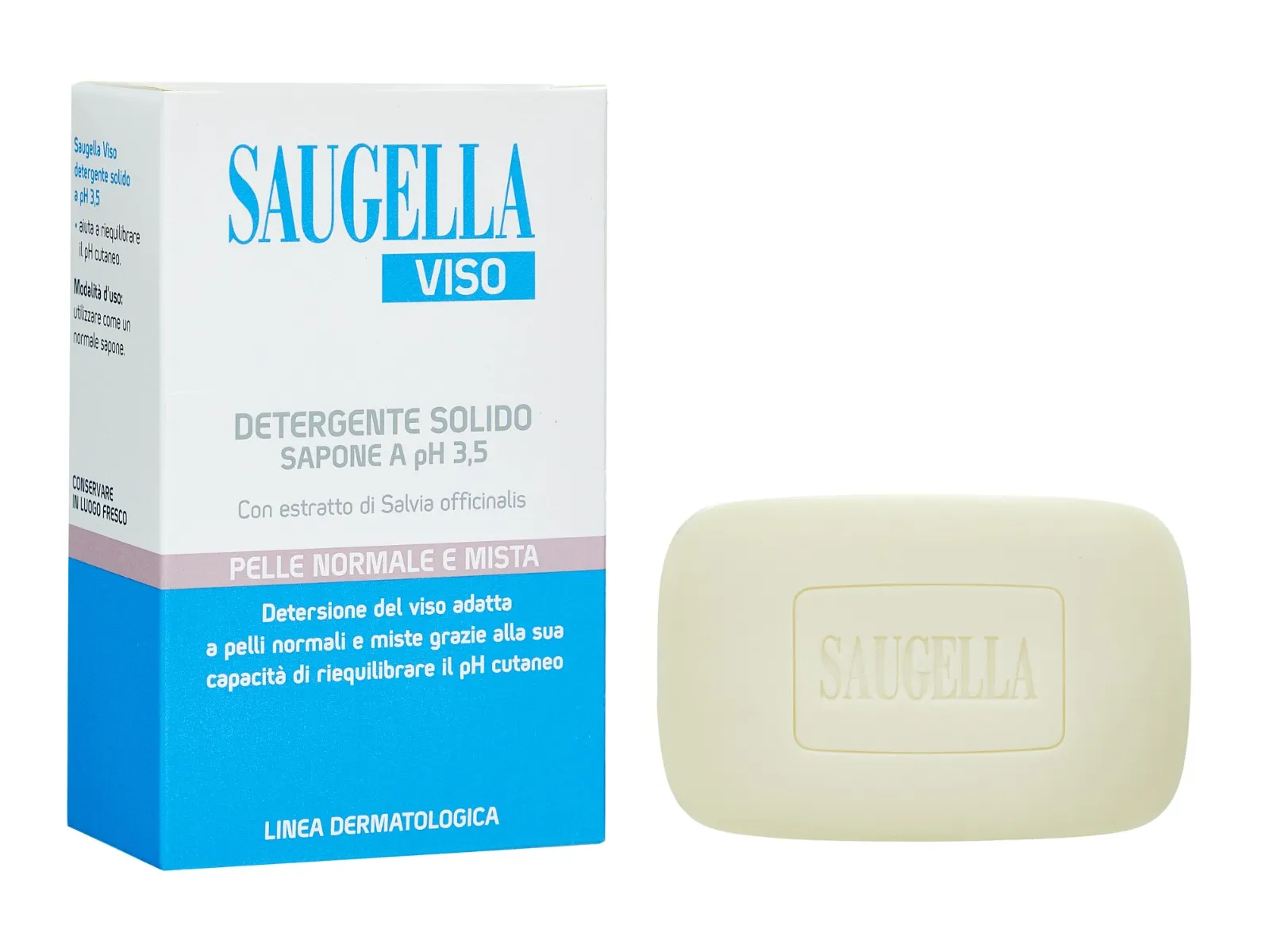 Saugella Detergente Solido pH 3,5 - 100 g