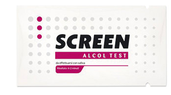 Screen Alcol Test Salivare 1 Pezzo