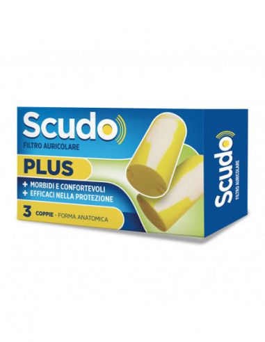 Scudo Plus - Filtro Auricolare - 3 Paia
