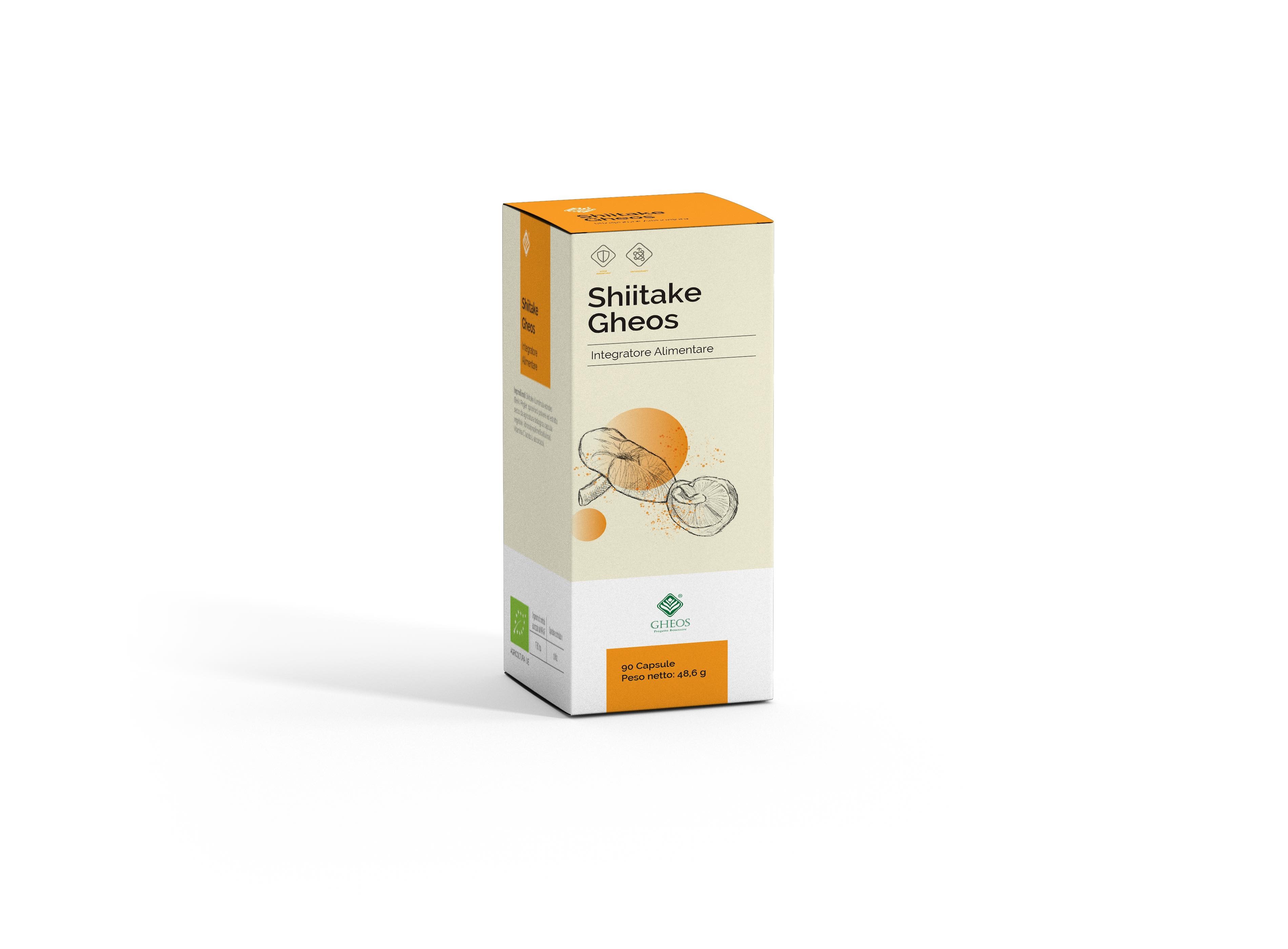 Shiitake Gheos Integratore Sistema Immunitario 90 Capsule