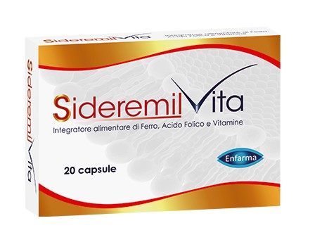 Sideremil Vita - Integratore di Ferro e Vitamine - 30 Capsule