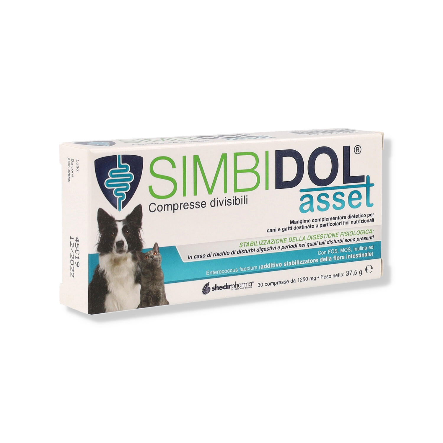 Simbidol Asset - Mangime Complementare per Cani e Gatti - 30 Compresse Divisibili