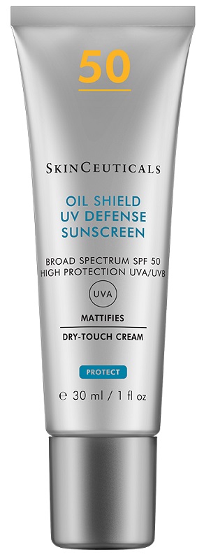 Skinceuticals Oil Shield UV Defense Sunscreen - Crema Viso Solare con Protezione Molto Alta SPF 50 - 30 ml