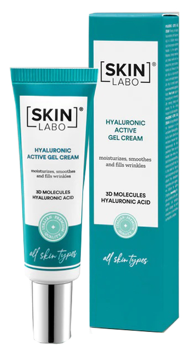 SkinLabo Hyaluronic Active Gel Cream - Crema Viso Attiva Idratante all'Acido Ialuronico - 30 ml