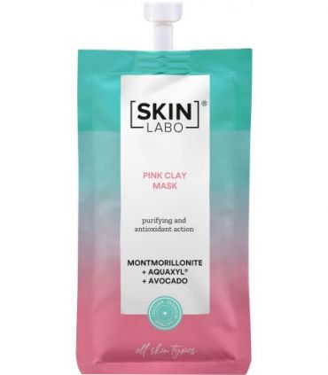 SkinLabo Pink Clay Mask - Maschera Viso Purificante all'Argilla Rosa - 30 ml