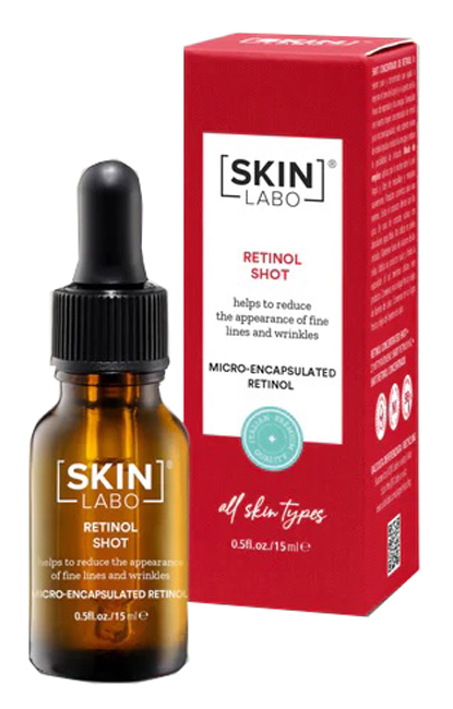 SkinLabo Retinol Shot - Siero Viso Anti-Rughe al Retinolo - 15 ml