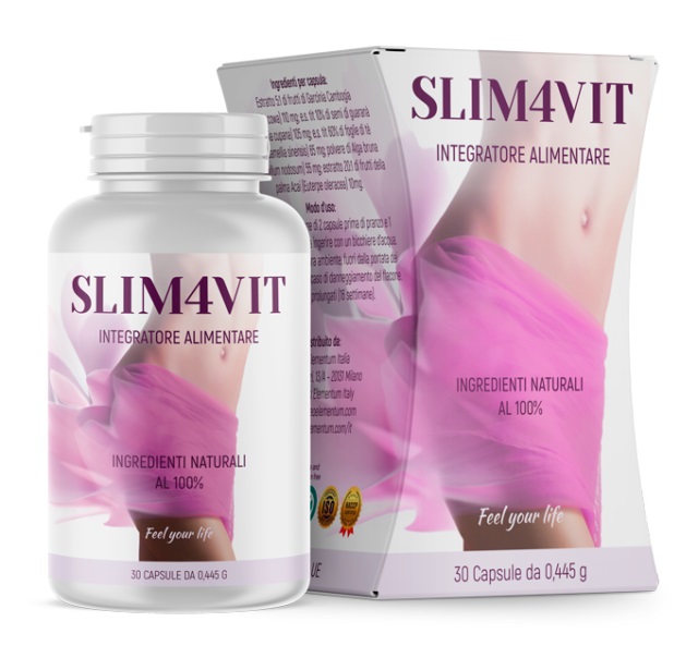 Slim4Vit - Integratore per Perdere Peso - 30 Capsule