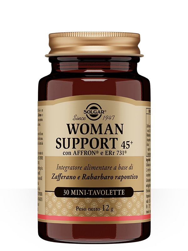 Solgar Woman Support 45+ - Integratore Multivitaminico per Donne - 30 Mini Tavolette