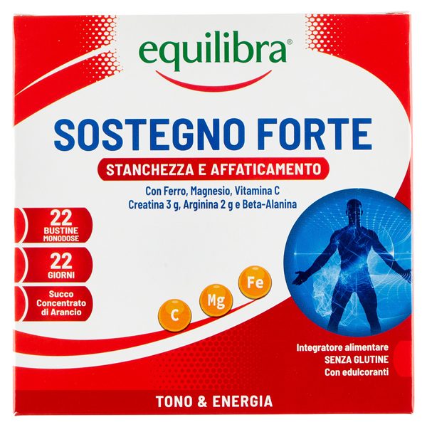 Sostegno Forte Integratore per Tono ed Energia 22 Bustine