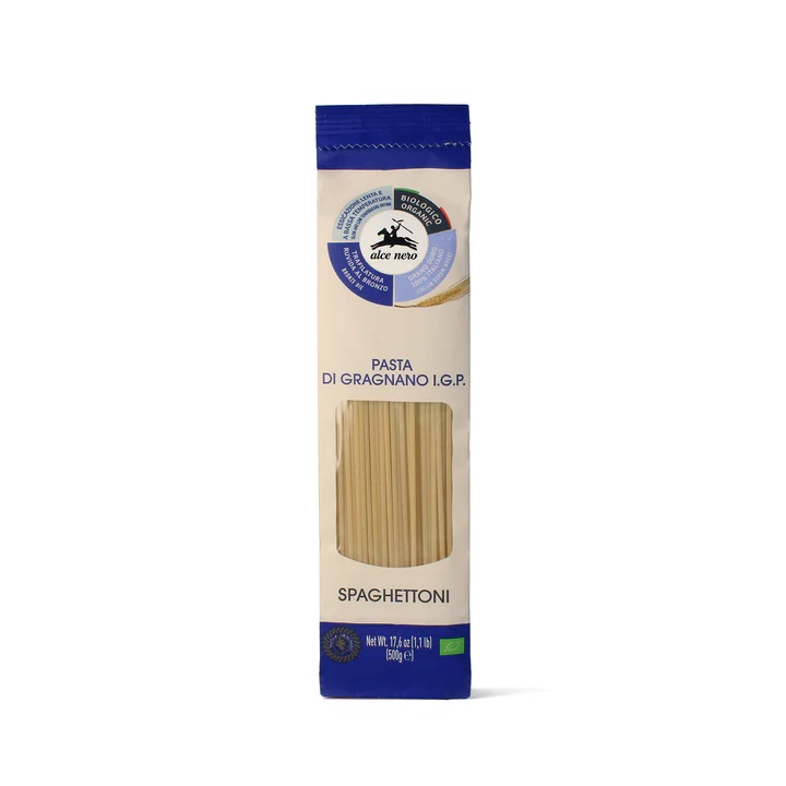 Spaghettoni di Gragnano di Semola di Grano Duro IGP Biologico 500 g