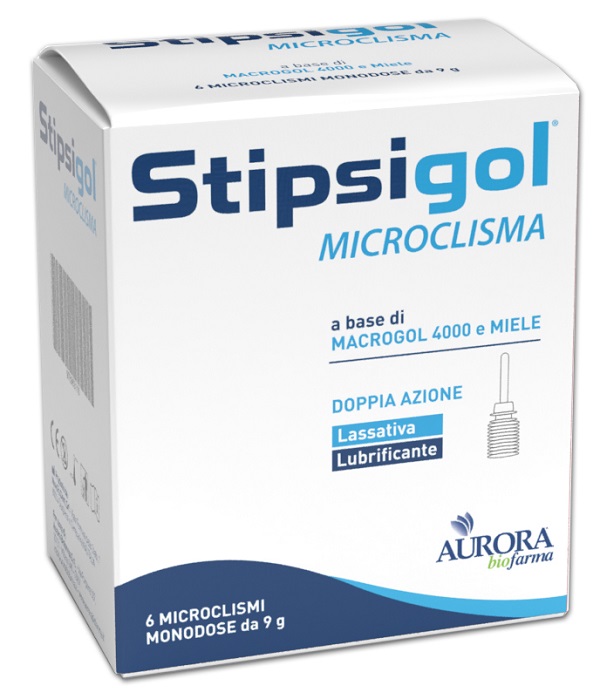 Stipsigol Microclisma - Trattamento della Stitichezza - 6 Microclismi x 9 ml
