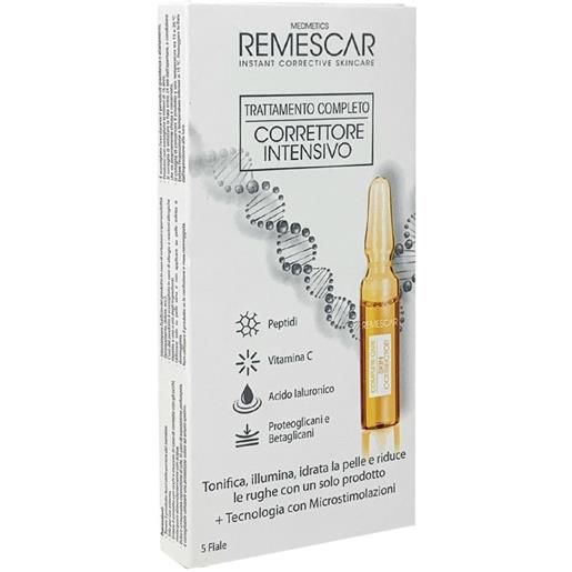 Remescar Trattamento Completo - Correttore Intensivo Viso Anti-Rughe - 5 Fiale x 2 ml