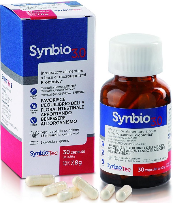 Synbio 3.0 - Integratore di Probiotici - 30 Capsule