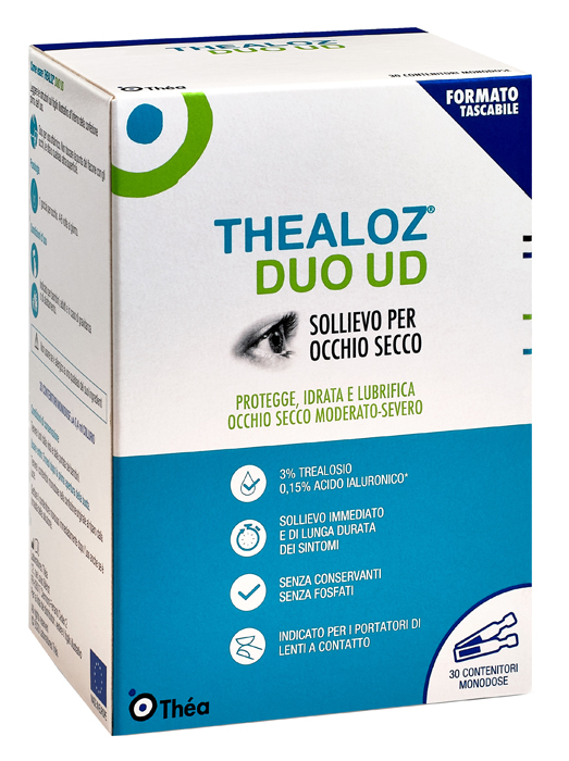 Thealoz Duo UD - Collirio Idratante e Lubrificante - 30 Flaconi Monodose