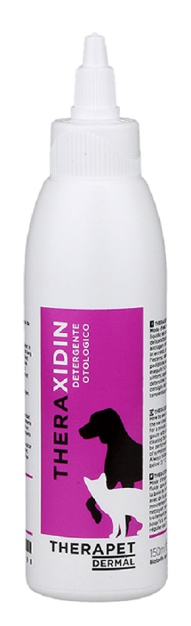 Theraxidin Dermal - Detergente Otologico per Cani e Gatti - 150 ml