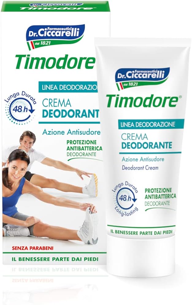 Timodore Crema Deodorante Piedi 48h 50 ml