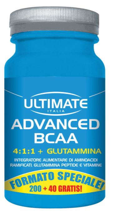 Ultimate Advanced BCAA - Integratore di Aminoacidi Ramificati - 240 Compresse