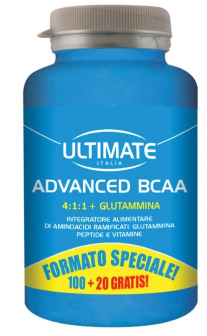 Ultimate Advanced BCAA - Integratore di Aminoacidi Ramificati - 120 Compresse