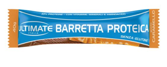 Ultimate Barretta Proteica Gusto Caramello 40 g