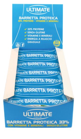 Ultimate Barretta Proteica Gusto Cocco 24 Pezzi