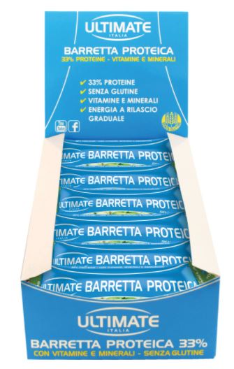 Ultimate Barretta Proteica Gusto Yogurt e Mela 24 Pezzi