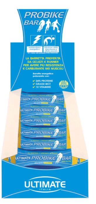 Ultimate Probike Bar Barretta Proteica Gusto Banana 24 Pezzi
