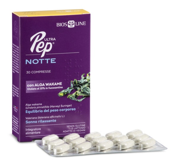 Ultra Pep Notte - Integratore per Favorire il Sonno e Rilassamento - 30 Tavolette