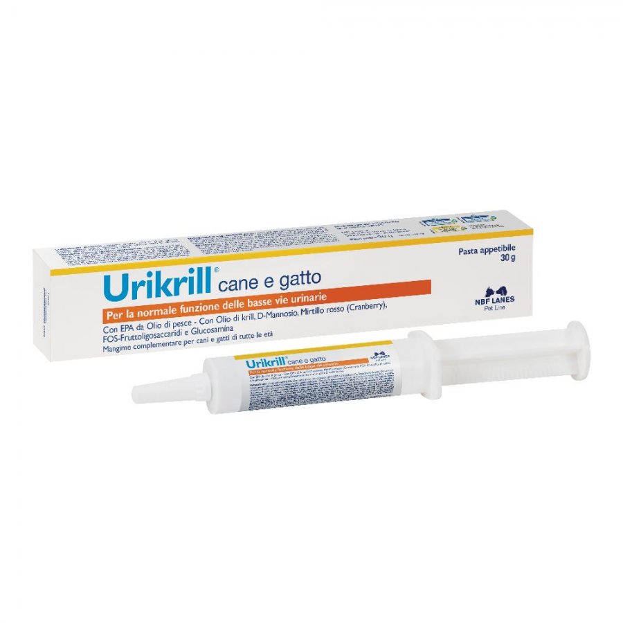 Urikrill Pasta Mangime Complementare Cane e Gatto 30 g