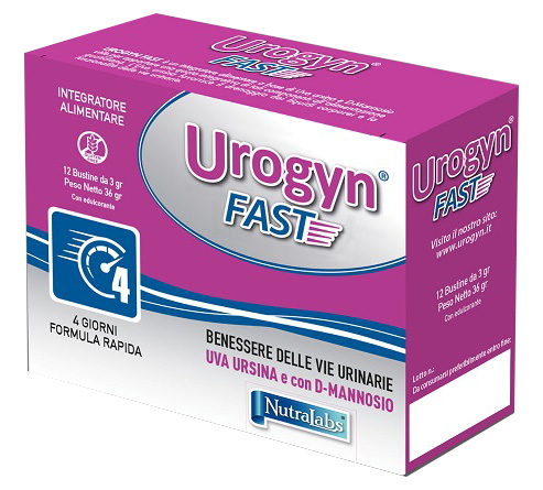 Urogyn Fast Integratore per Vie Urinarie 12 Bustine