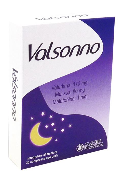 Valsonno Integratore per Dormire 30 Compresse