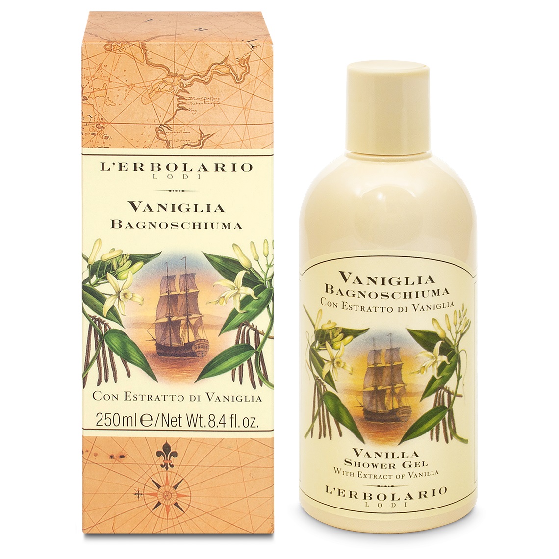 Vaniglia Bagnoschiuma Corpo 250 ml