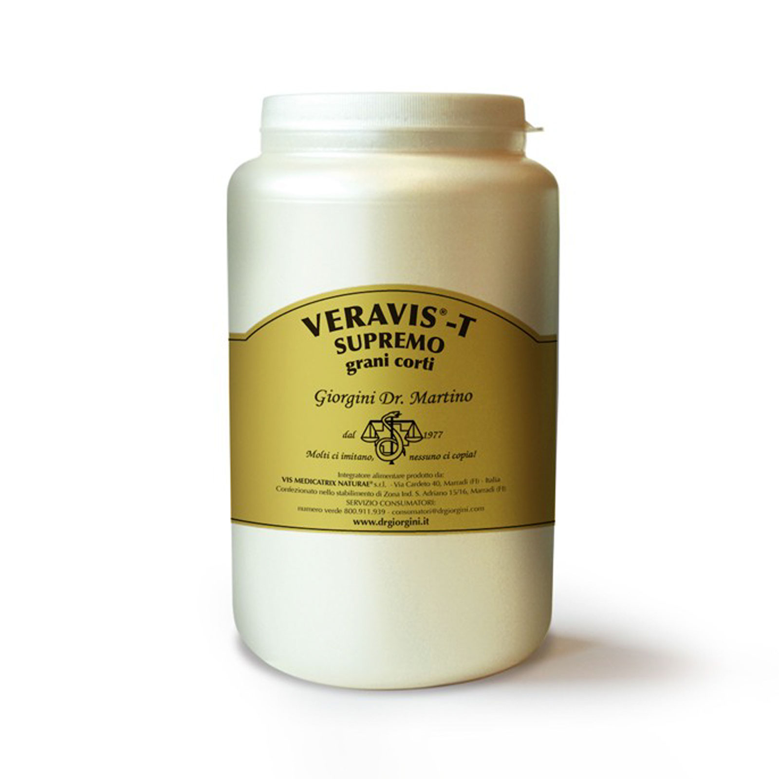 Veravis T Supremo - Integratore per Regolarità Intestinale - 2.222 Grani Corti