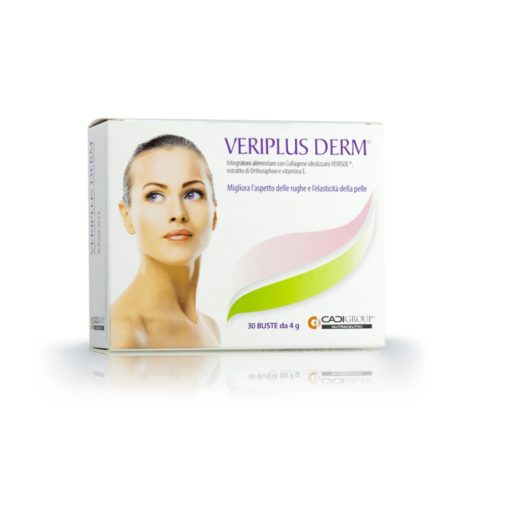 Veriplus Derm - Integratore con Collagene per il Benessere della Pelle - 30 Bustine