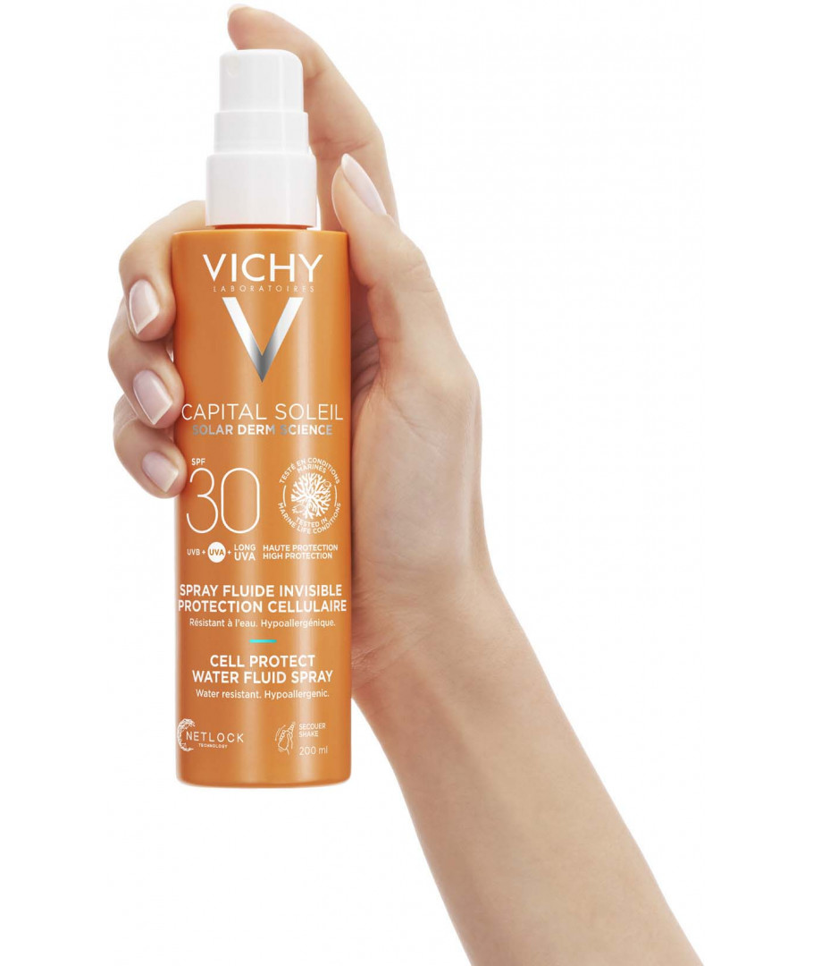 Vichy Capital Soleil - Spray Fluido Bambini con Protezione Alta SPF 30 - 200 ml