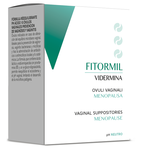 Vidermina Fitormil MD Ovuli Vaginali Menopausa 10 Pezzi