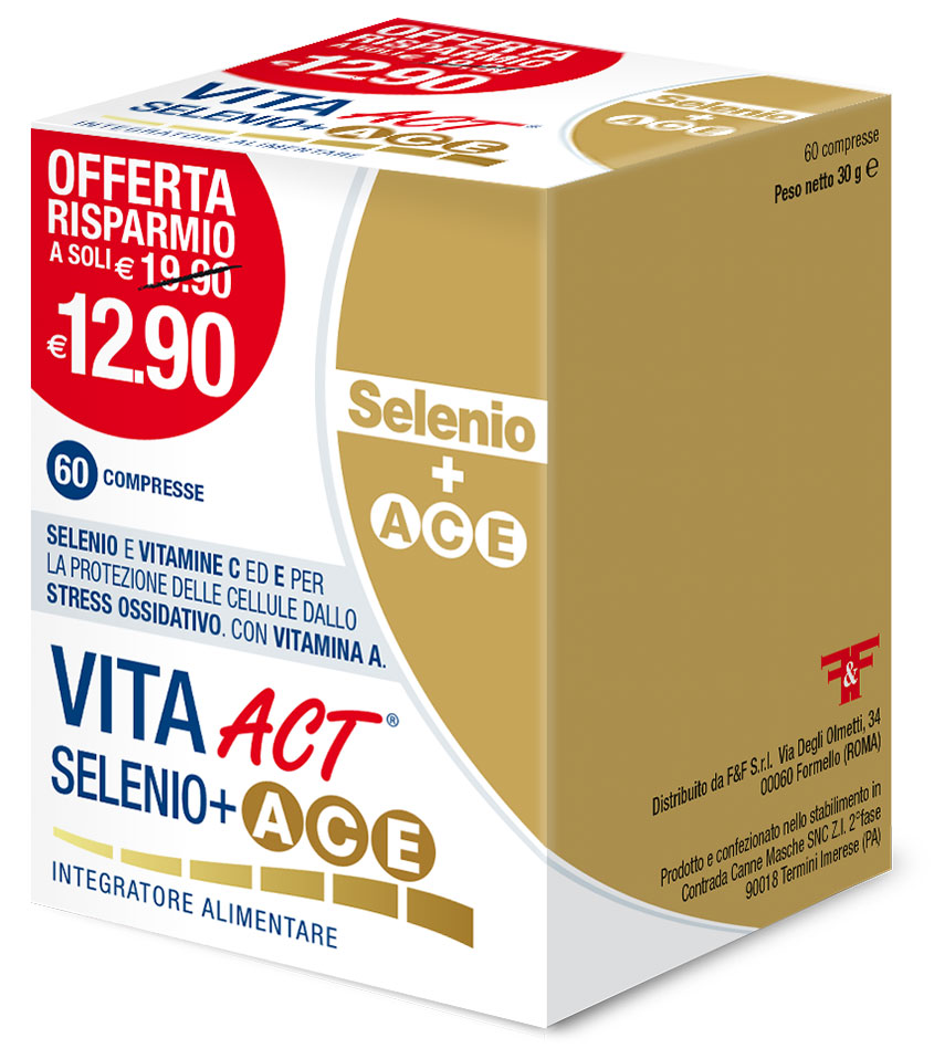Vita Act Selenio + ACE Integratore Antiossidante 60 Compresse