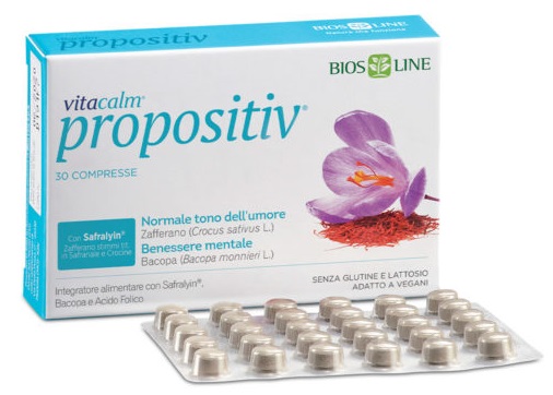 Vitacalm Propositiv - Integratore per Tono dell'Umore - 30 Compresse