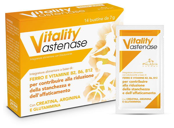 Vitality Astenase Integratore Stanchezza e Affaticamento 14 Bustine