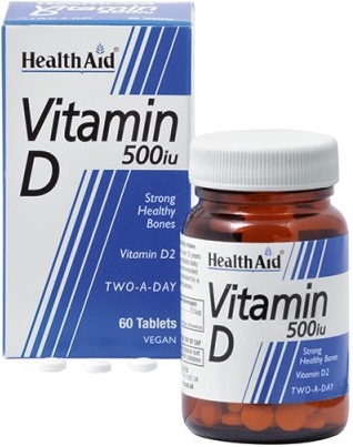 Vitamina D 500 UI Integratore Benessere della Ossa 60 Compresse