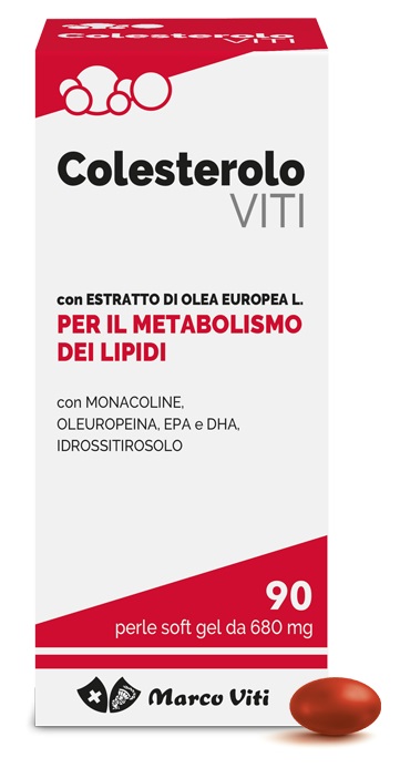 Viti Colesterolo - Integratore per il Benessere Cardiovascolare - 90 Perle