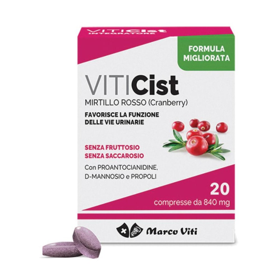Viticist Mirtillo - Integratore per il Benessere delle Vie Urinarie - 20 Compresse